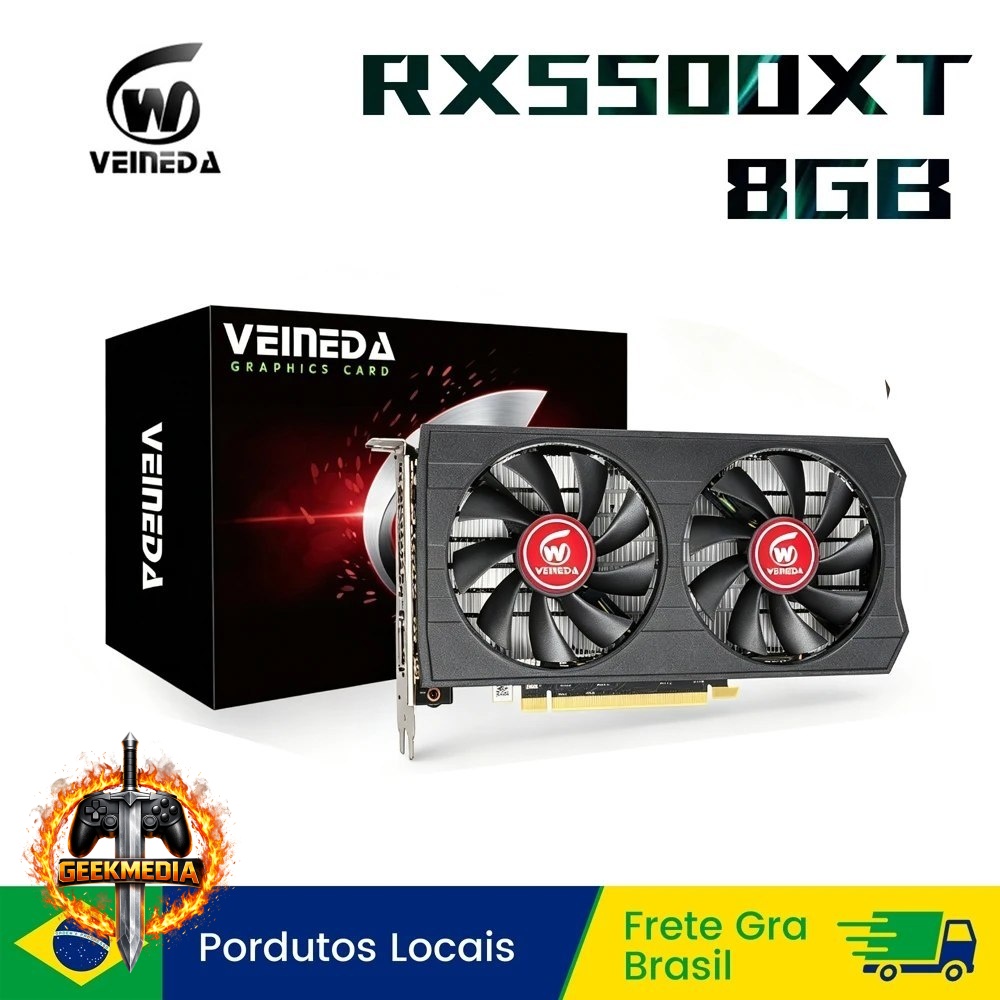 Placa de Vídeo Veineda RX 5500XT 8GB GDDR6