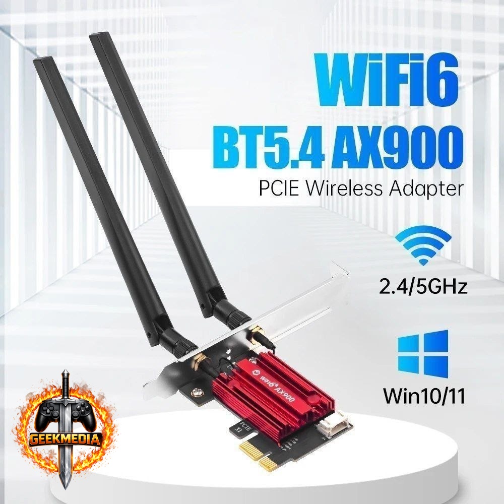 2x Wifi 6 Fenvi Pciexpress Ax900  Bluetooth 5.4