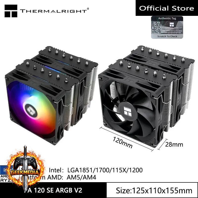 CPU Air Cooler Thermalright Peerless Assassin 120 SE