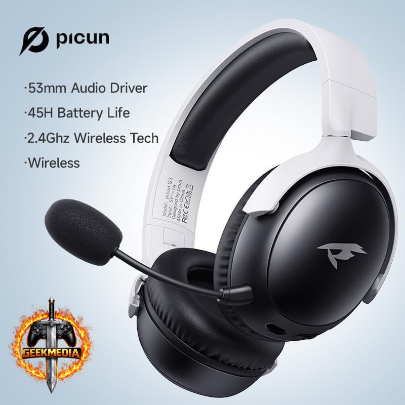 Headset Sem Fio Picun-G3 2.4GHz