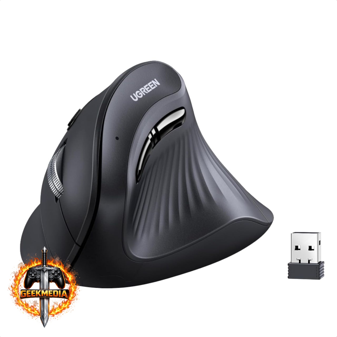 UGREEN Mouse Ergonômico Vertical Sem Fio