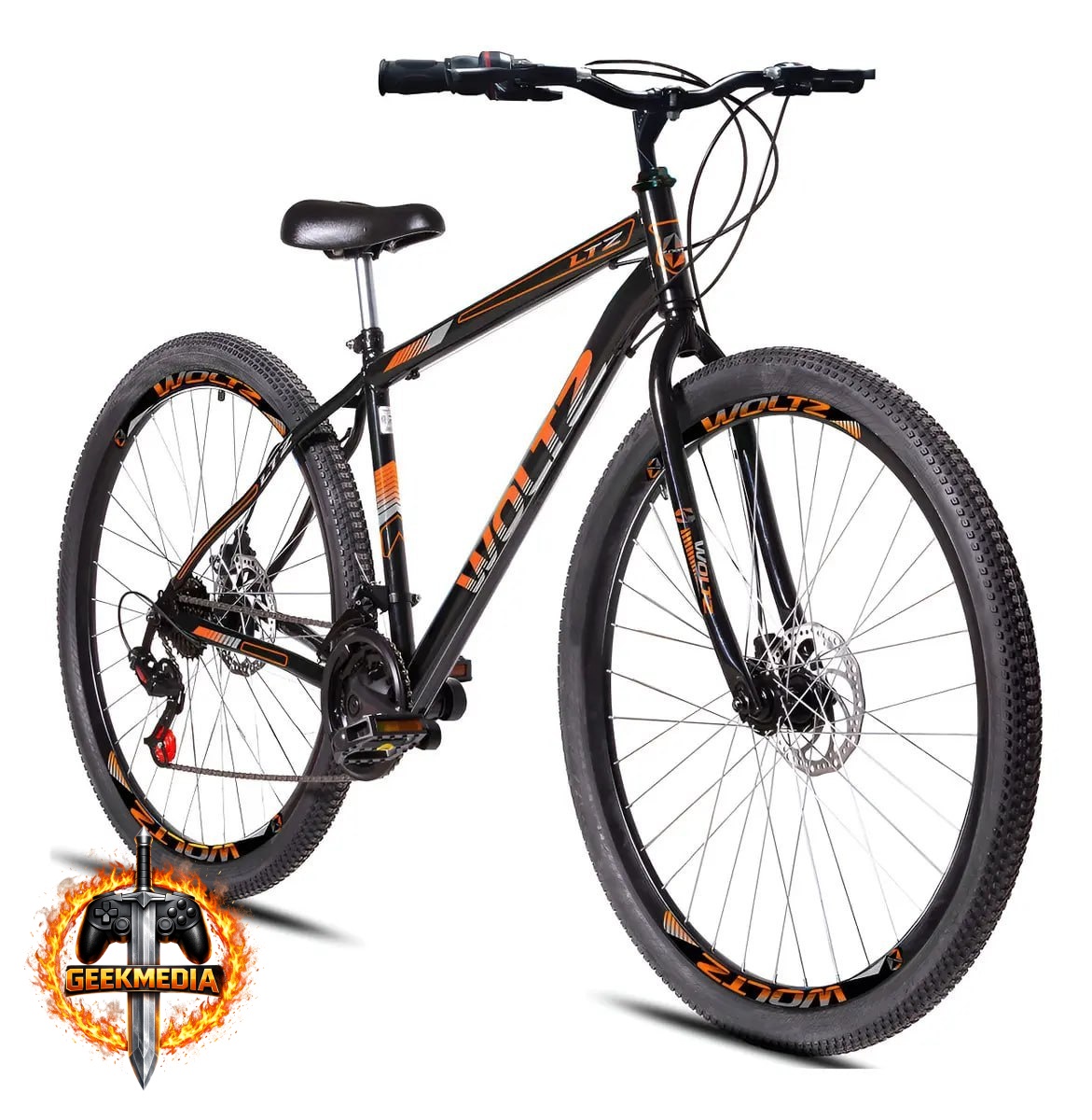 Bicicleta Aro 29 Woltz Ltz 21 Marchas Freios Mecânicos