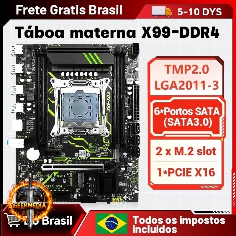 Placa Mãe SZSJKJ X99 XD4 Chipset C612