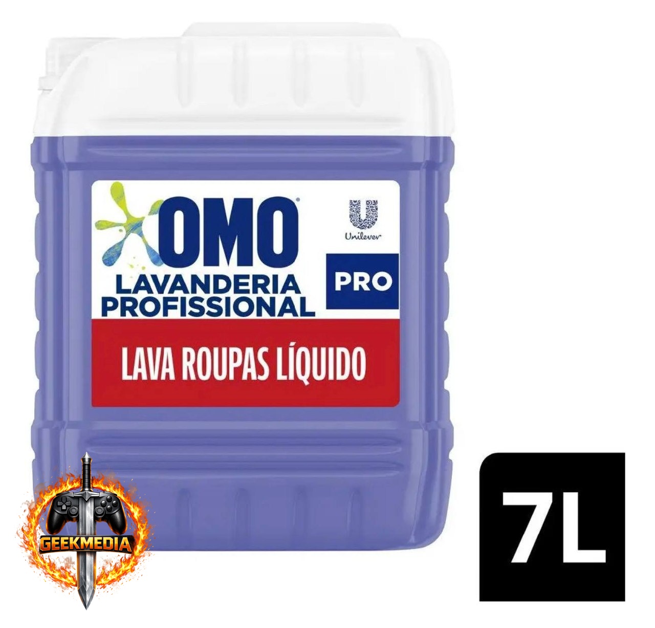 Lava Roupas Líquido Omo Lavanderia Profissional 7L