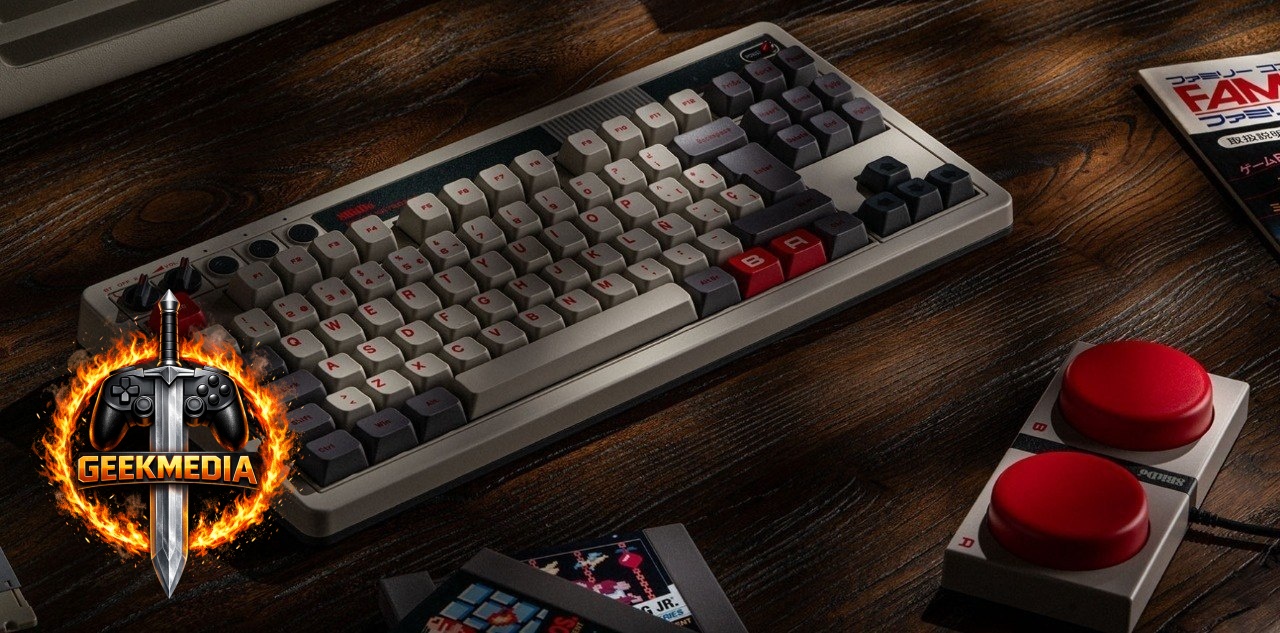 Teclado Mecânico Retrô sem fio 8BitDo
