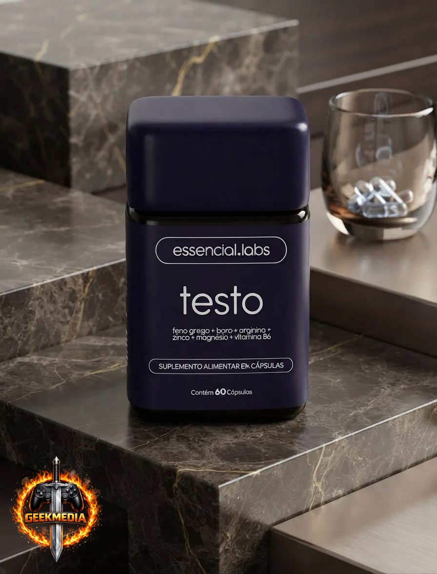TESTO ESSENCIAL - Precursor da Testosterona - 60 cápsulas