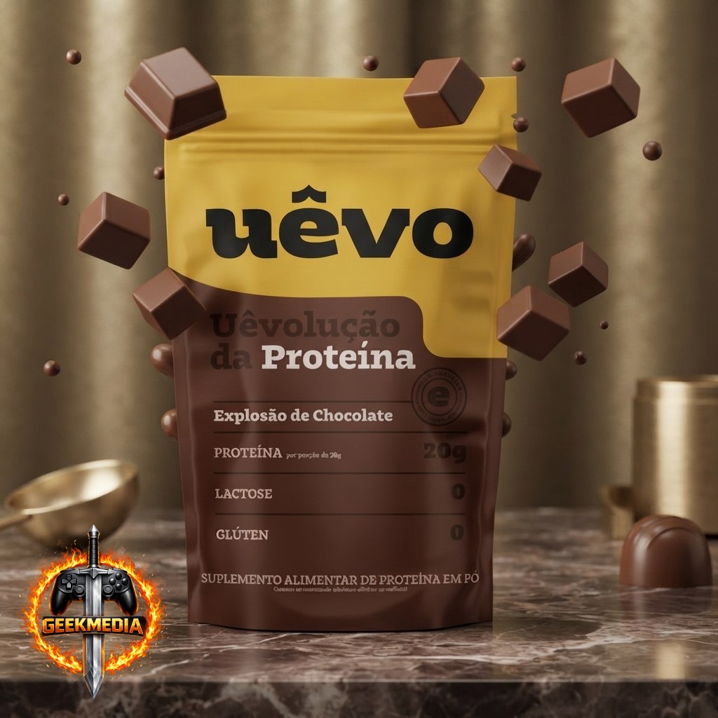 Proteína Uêvo 1kg - Sabor Chocolate