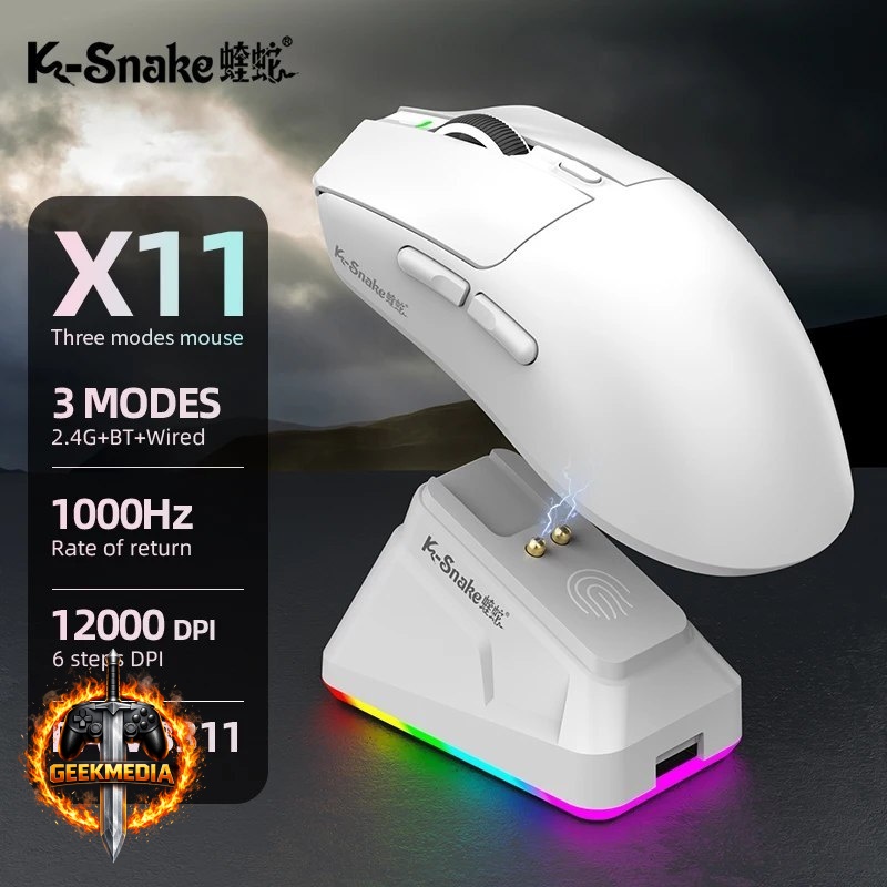 2x Mouse Sem Fio K-Snake x11