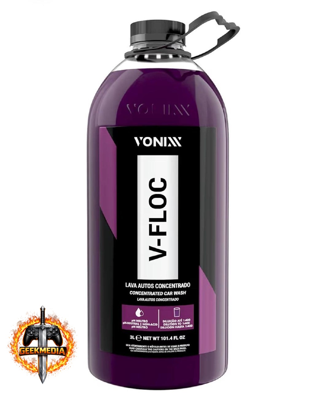 Vonixx Shampoo Automotivo Concentrado V-floc 3 Litros