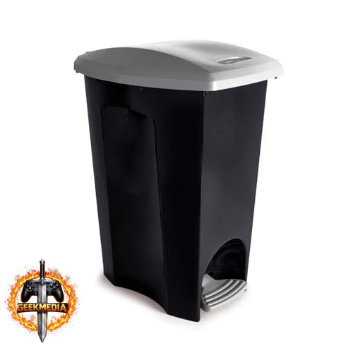 Lixeira Plástica Plasútil 3 Compartimentos com Pedal 30L