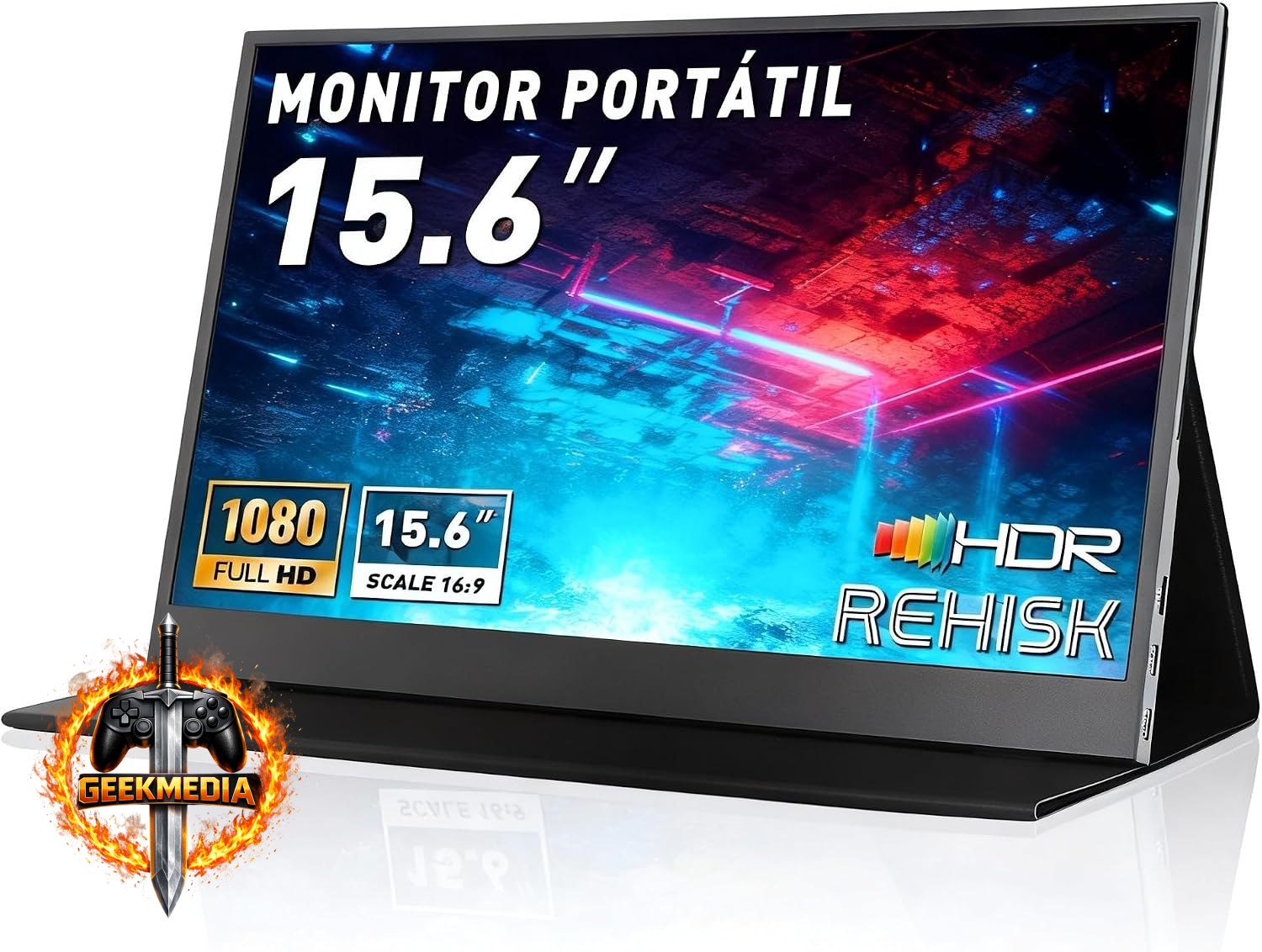 Monitor Portátil IPS 15.6" Full HD 1080p