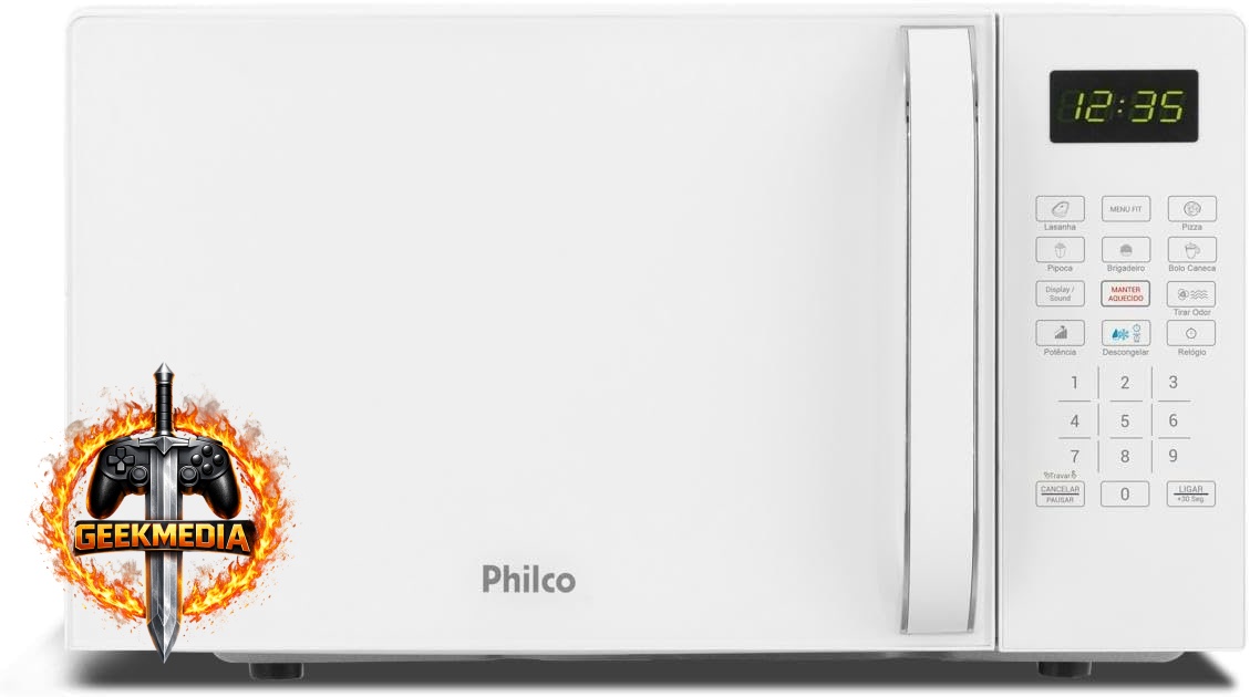 Philco Micro-ondas 20L - Branco PMO23B - 220V