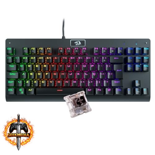 Teclado Mecânico Gamer Redragon Dark Avenger K568-2 RGB