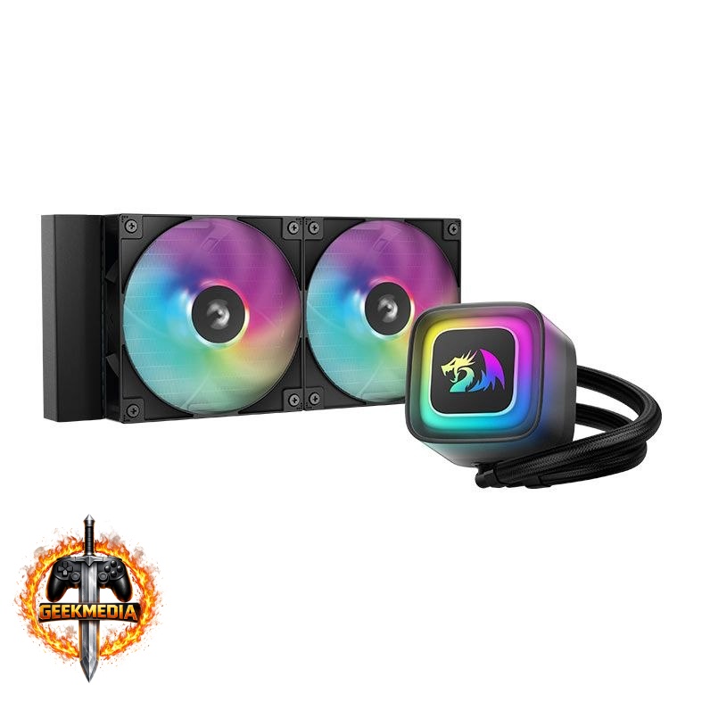 Water Cooler GamerStorm X Redragon LE240 RD Preto RGB