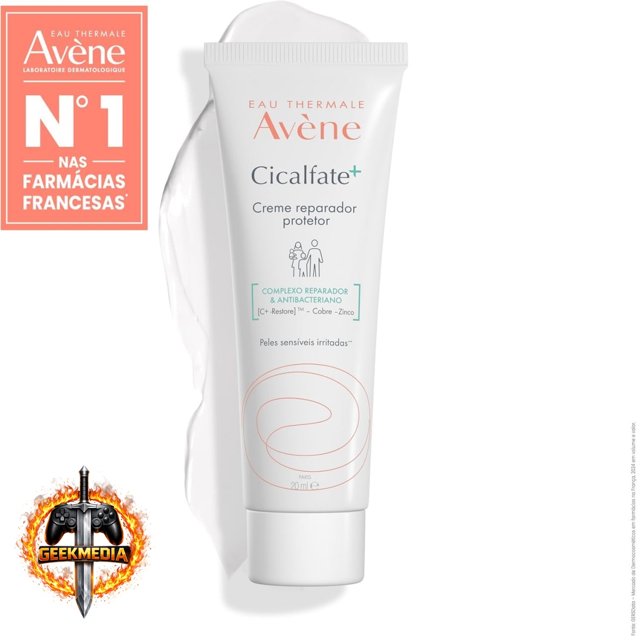 Avène Cicalfate Creme Reparador Facial 20ml