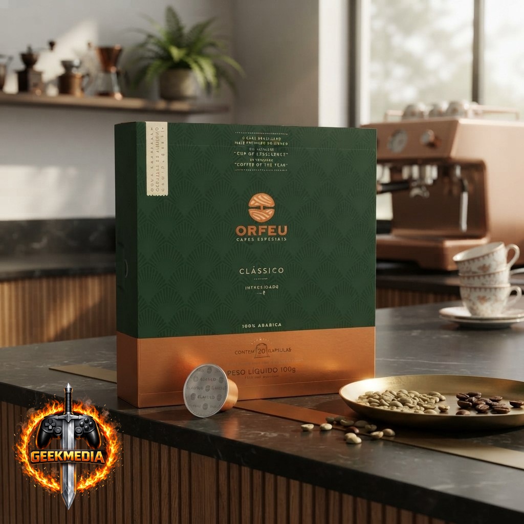 Cápsulas de Café Clássico Orfeu, Compatível Nespresso, 20 Cápsulas