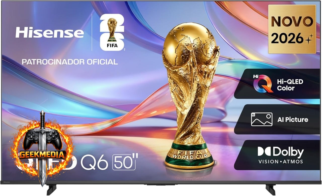 Smart TV Hisense 4K Hi-QLED 50 polegadas