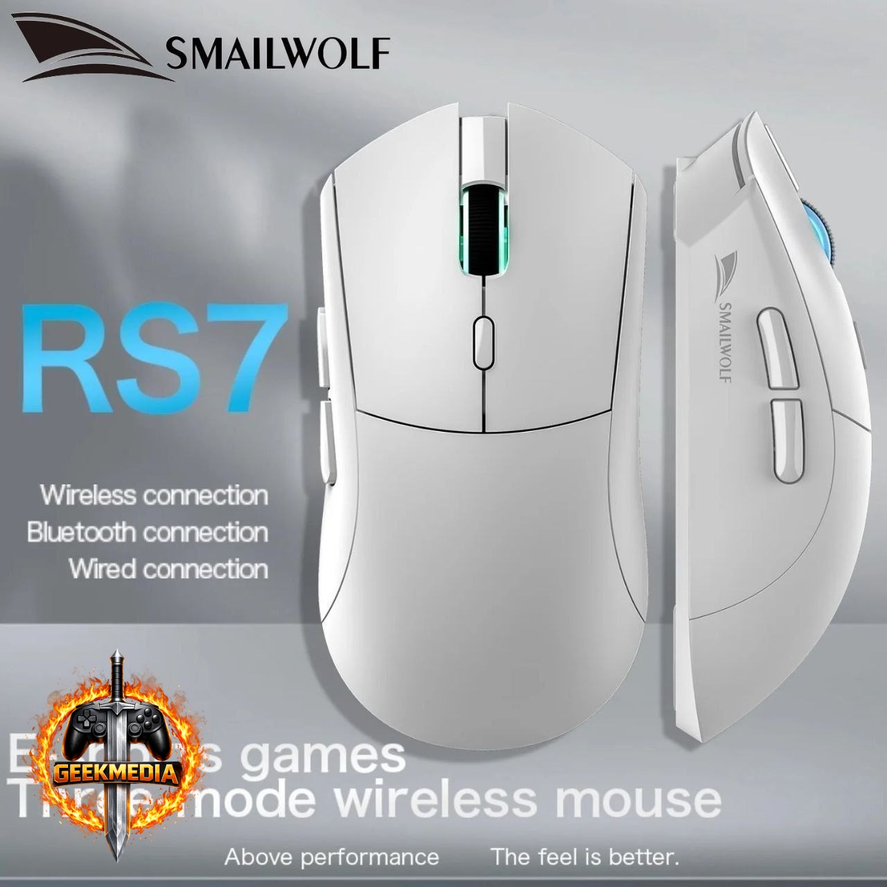 2x Mouse Smailwolf RS7 PAW3311