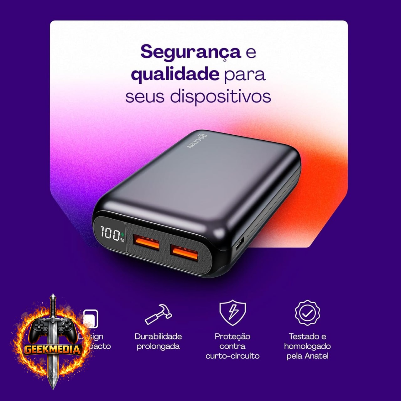 Geonav Power Bank 20.000mAh