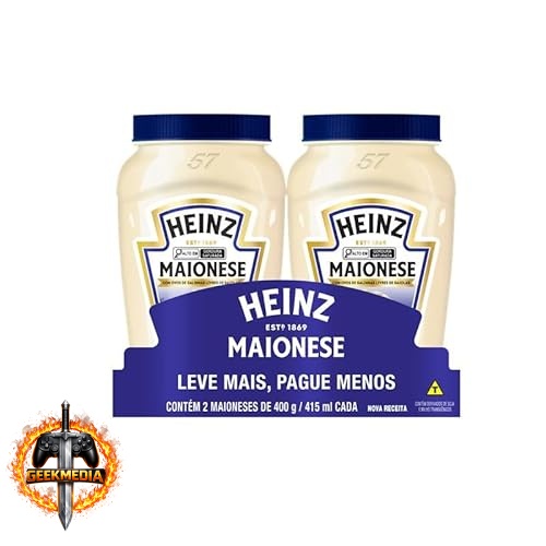 Heinz Pack Maionese Tradicional, 400G - 2 unidades