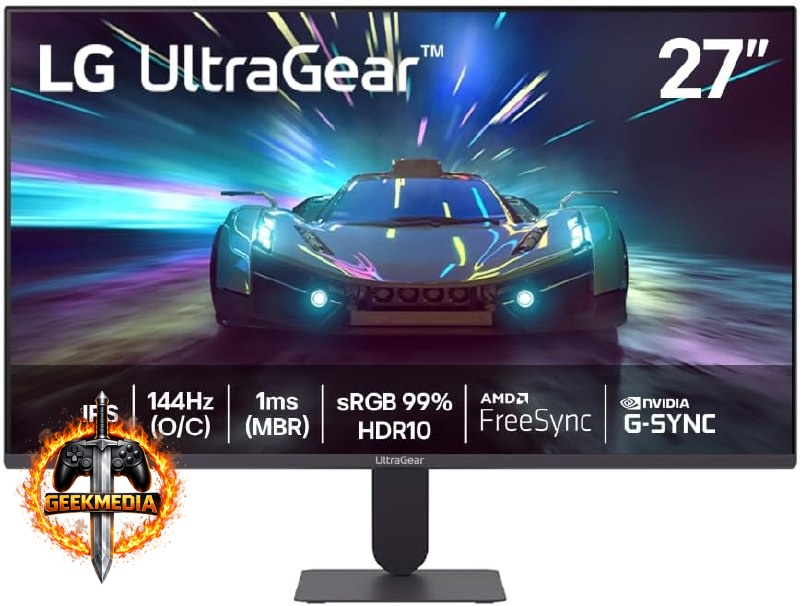 Monitor LG UltraGear 27" 144Hz 27G411A-B FHD