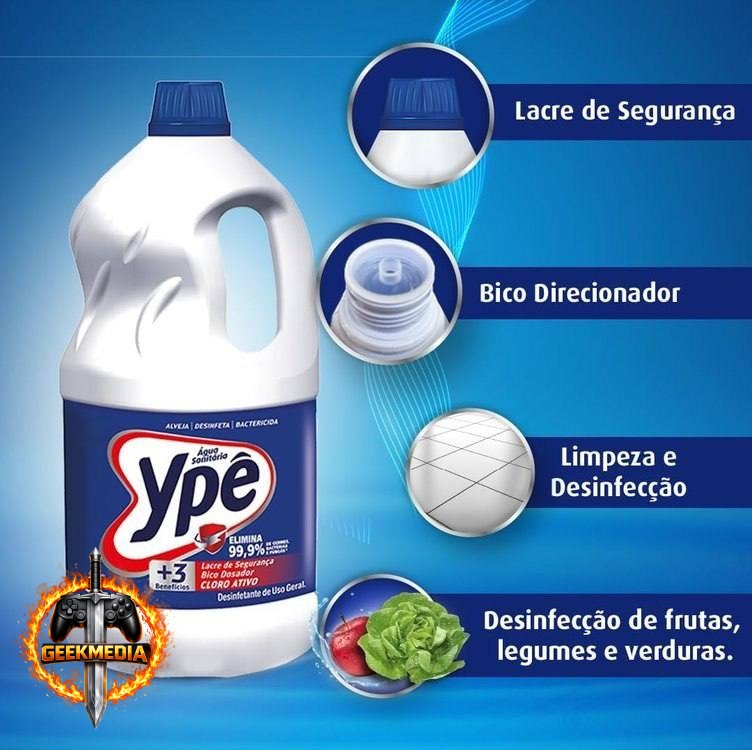 Ypê Água Sanitária 5L