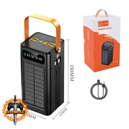 Power Bank Solar 50000mAh
