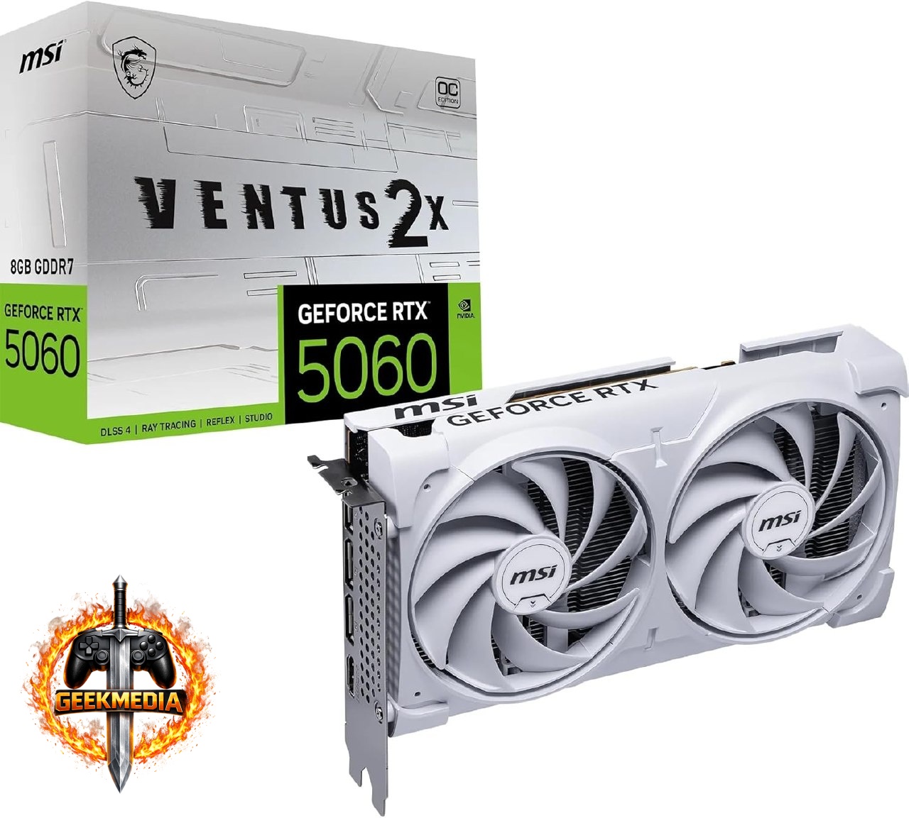 MSI GeForce RTX5060 Ventus 2X OC White
