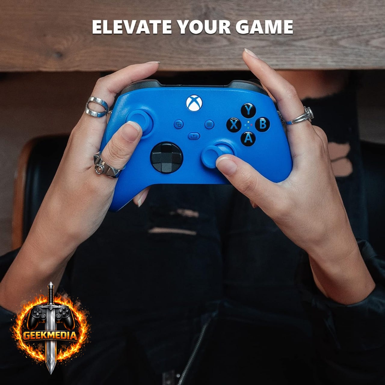 Controle Sem Fio Xbox - Shock Blue