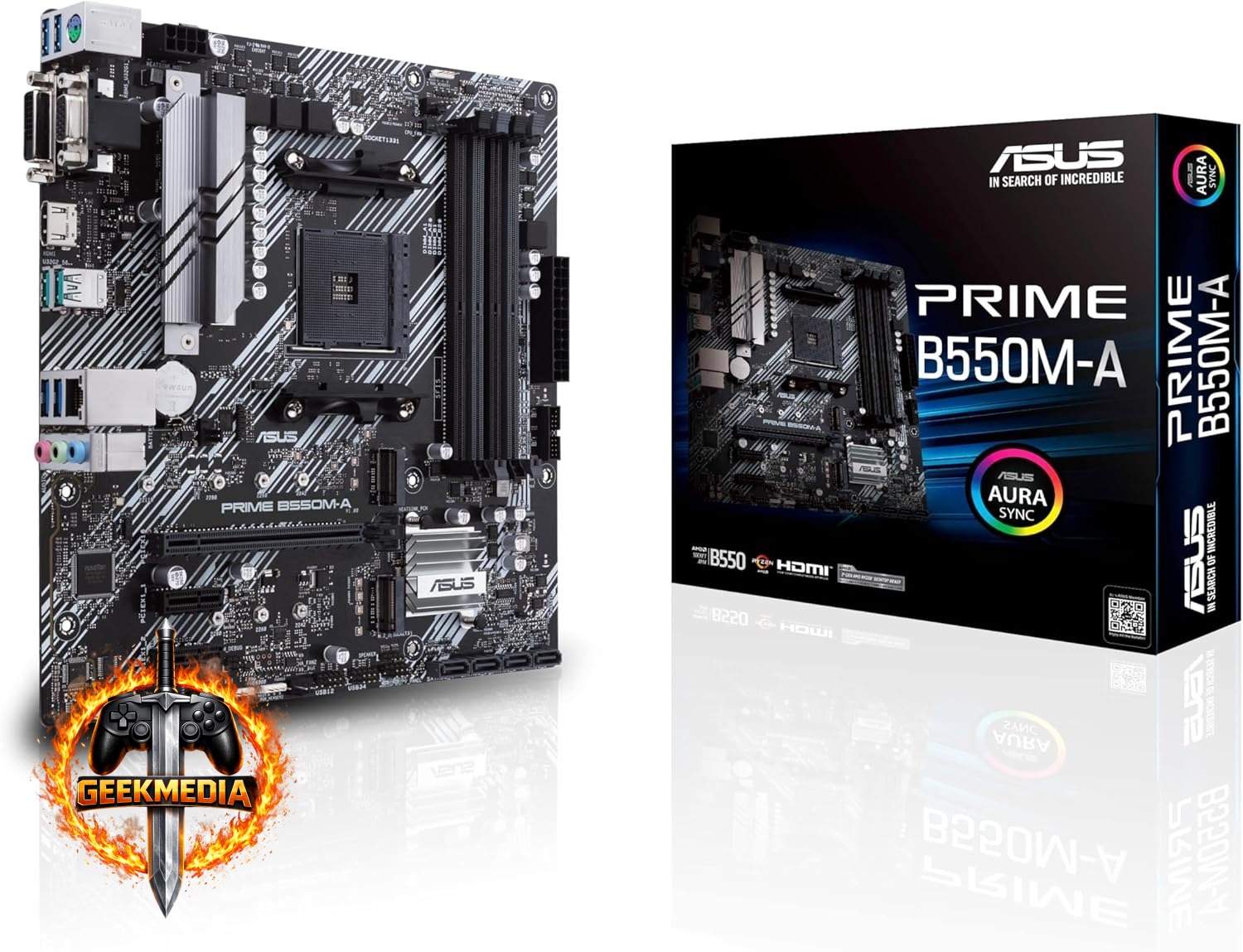 Placa-Mãe Asus Prime B550M-A