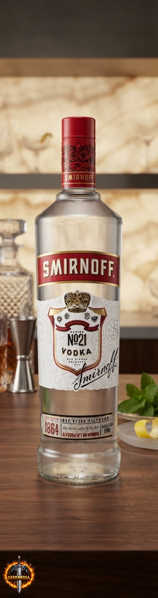 Smirnoff Vodka Nº 21 998ml