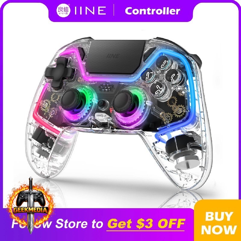 Controle IINE BASTET com Hall Effect para PS4/Switch/PC/Android/IOS