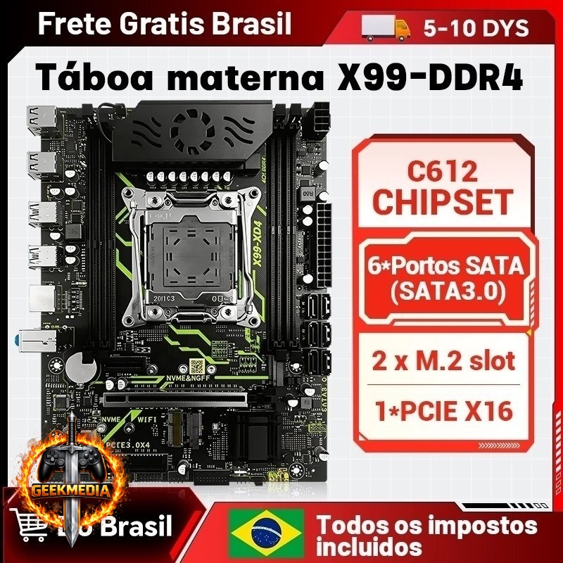 Kit X99 SZSJKJ XD4  Xeon E5 2682 V4