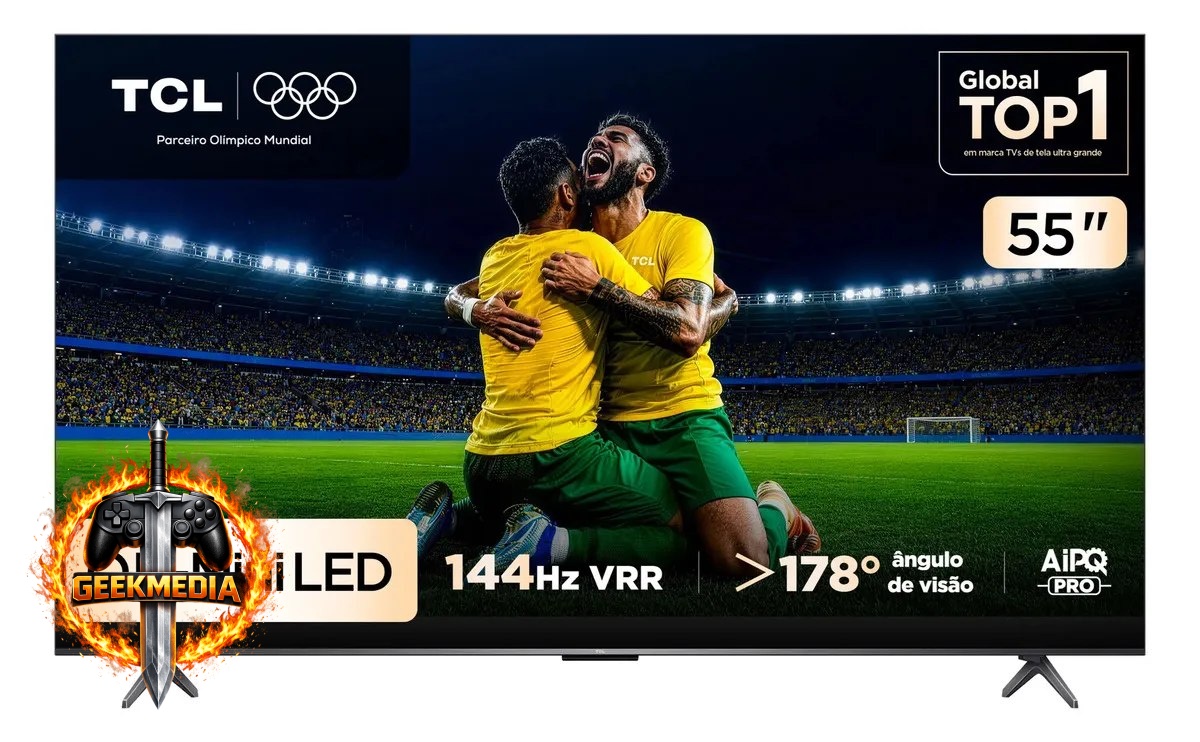 Smart TV TCL 55" QLED Mini LED 4K C6K