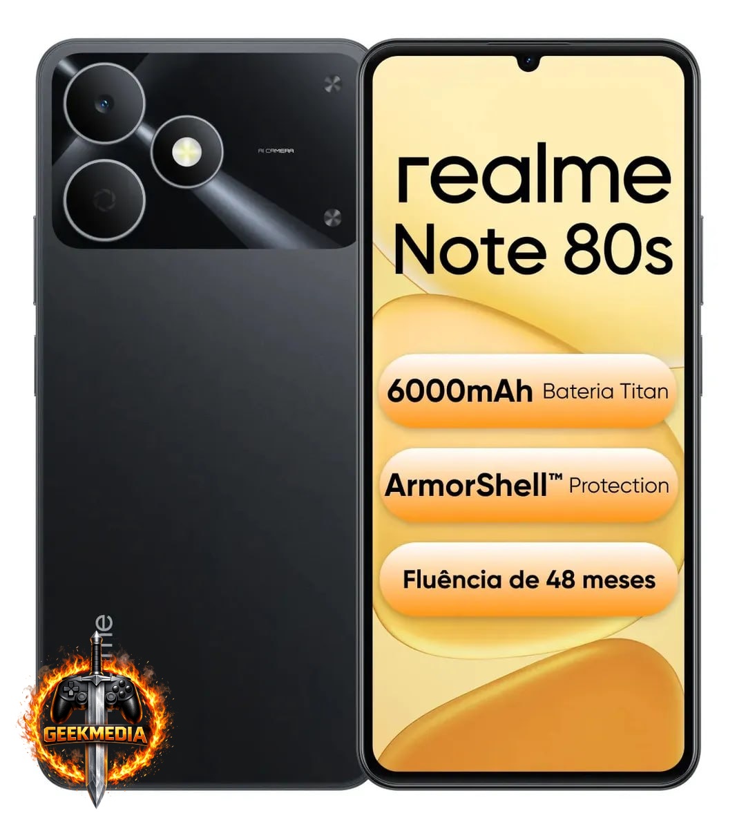Smartphone Realme Note 80s 128GB 4GB RAM