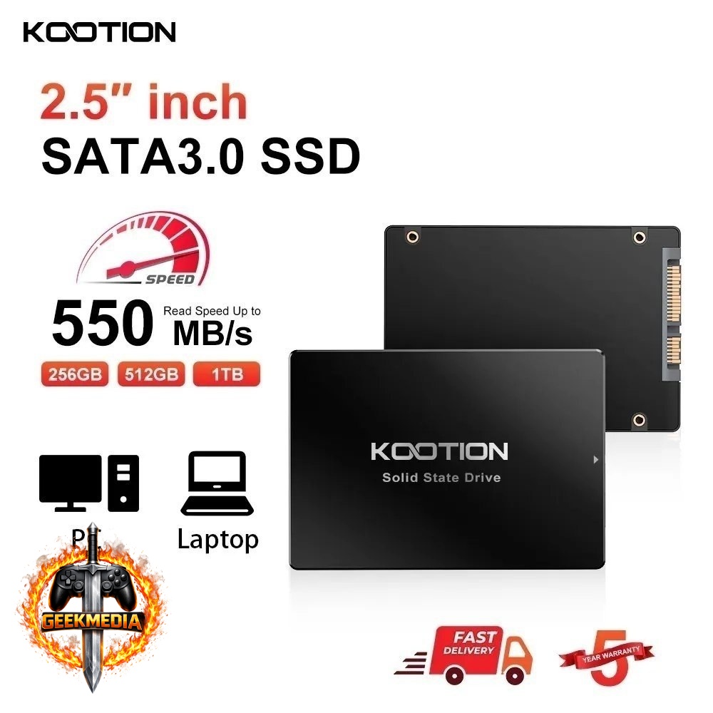 SSD SATA 3 KOOTION 256GB