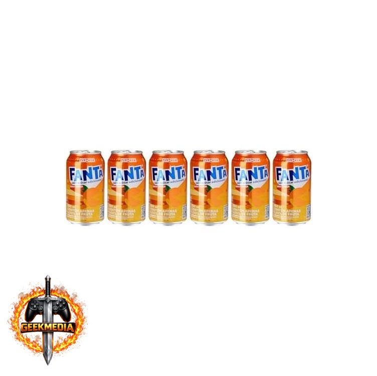 Pack Fanta Laranja Zero lata 350ml 6 unidades