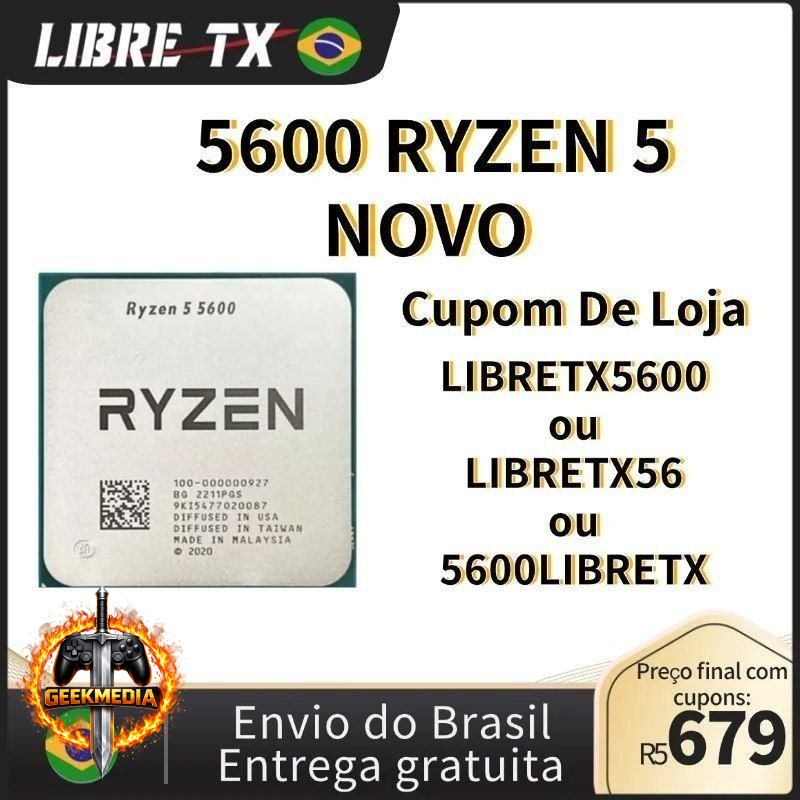 Processador AMD Ryzen 5 5600
