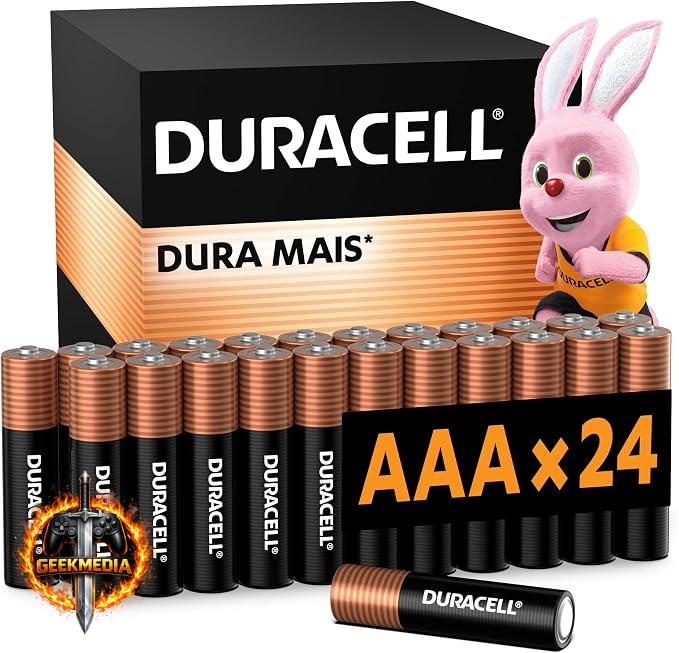 Duracell Pilhas Alcalinas AAA Pack 24 Unidades