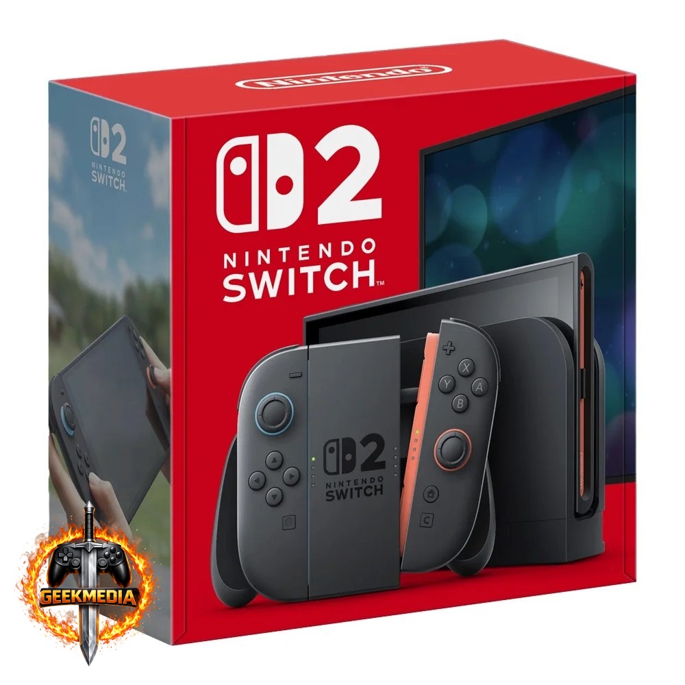 Console Nintendo Switch 2, 256GB, Preto, Azul e Vermelho