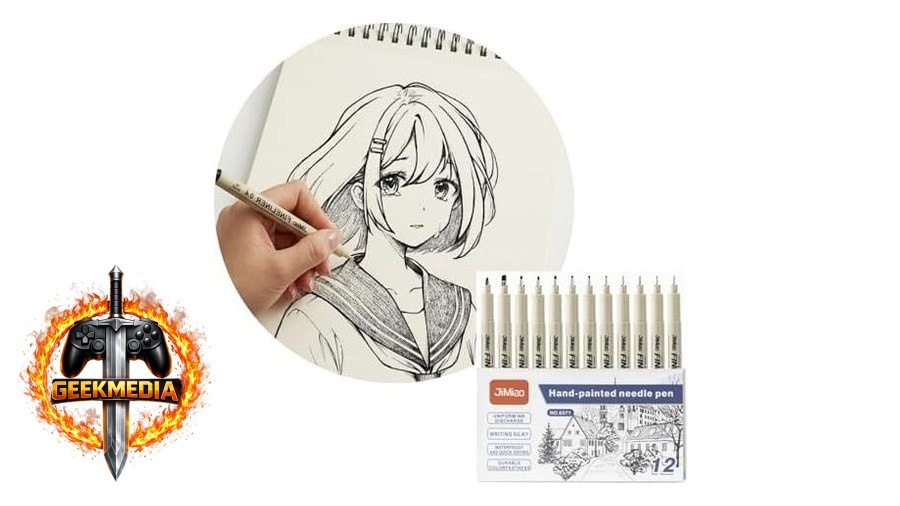 Kit 12 Canetas Nanquim Profissionais