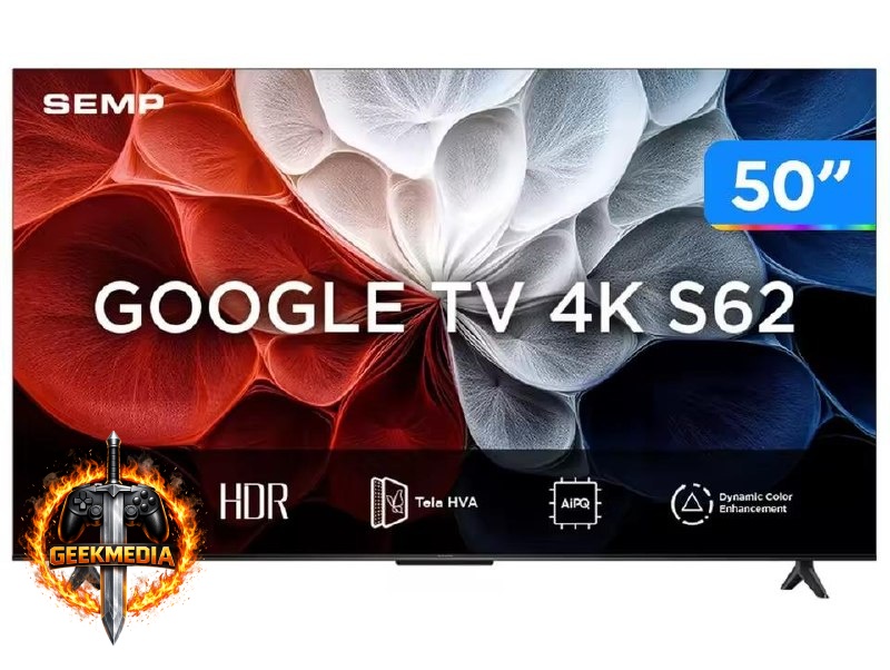 Smart TV TCL 50” 4K UHD com Google TV