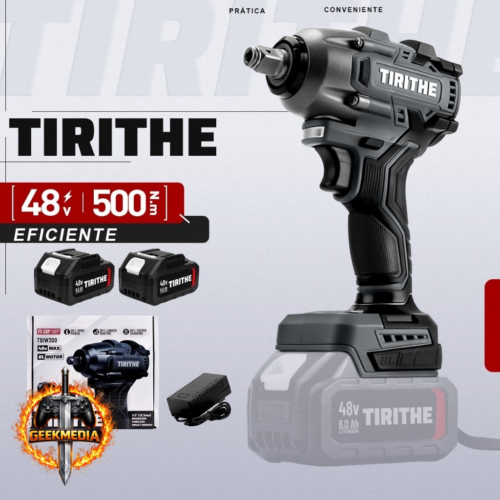 Chave de Impacto 48V Brushless 500Nm