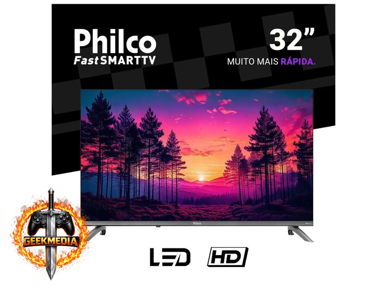 Smart TV 32" Philco P32CRB