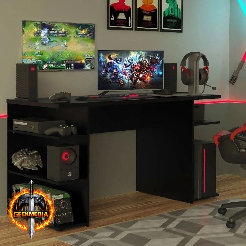 Mesa Gamer Madesa 9409 Preto