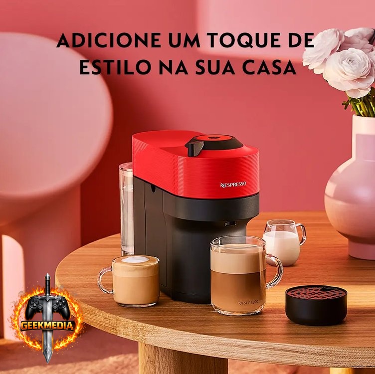 Cafeteira Nespresso Vertuo Pop Vermelho Pimenta 127v