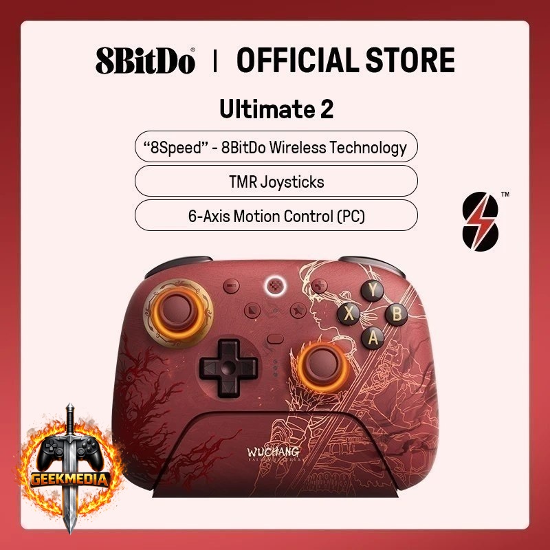 Controle 8BitDo Ultimate Wireless WUCHANG Edição Limitada