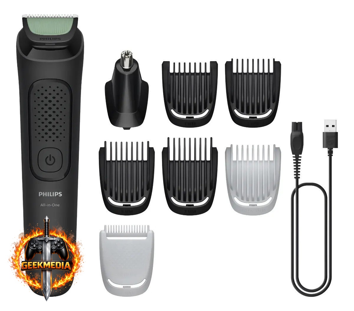 Aparador De Pelos Multigroom 8 Em 1 Mg3917/15 Philips