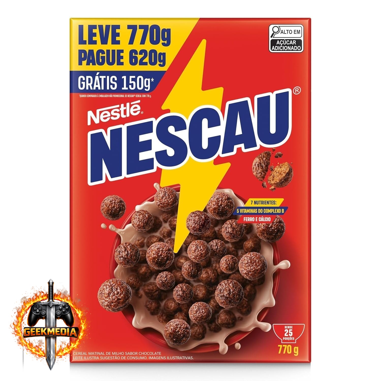 Nescau Cereal Matinal Tradicional Leve 770G