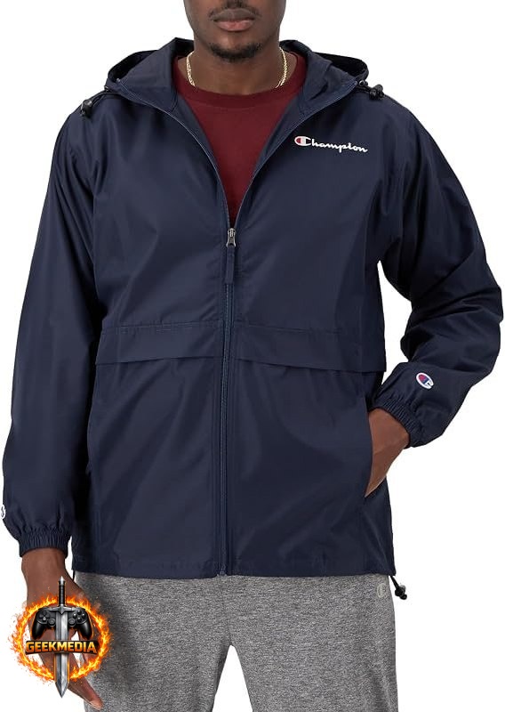 Jaqueta com zíper completo, Champion, Masculino